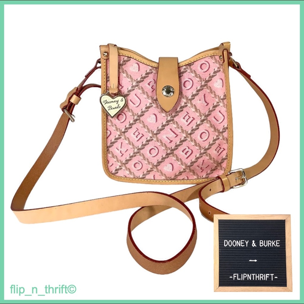 💗DOONEY & BURKE Mini Pink Crossbody Bag